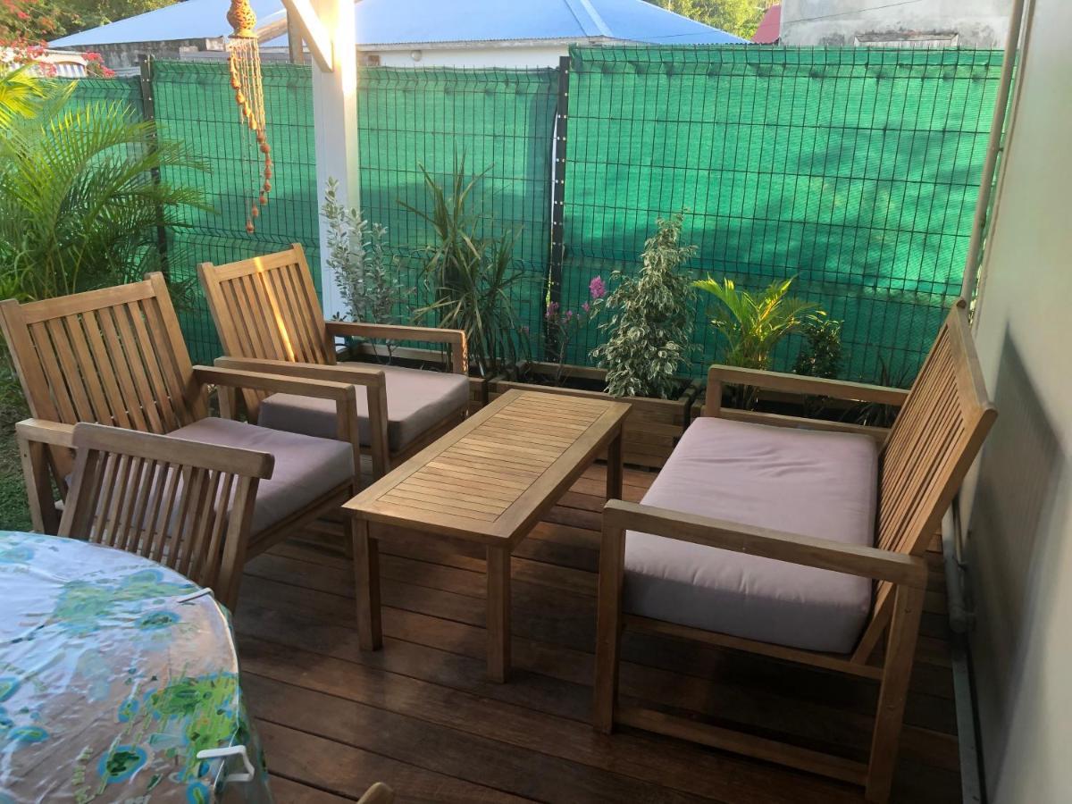 Habitation Baliache - Maison créole avec jardin privatif, plage à 200m Deshaies Exterior foto